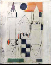Franco Gentilini - Cattedrale - Incisione lamina d'argento, cm 40x50
